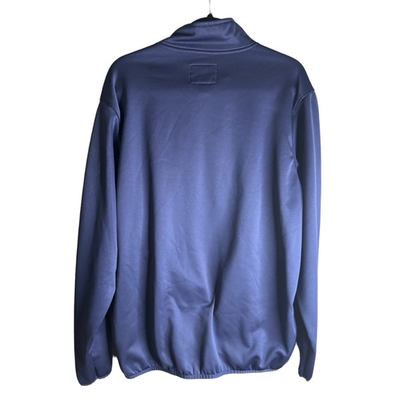 MLB genuine merchandise New York Yankees 1/4 zip navy blue baseball jacket XL - Picture 2 of 6